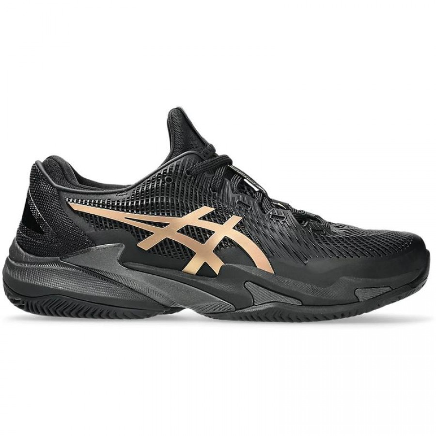 Zapatillas Asics Court FF 3 Novak Clay Night Energy Oro  Offerta + Economico