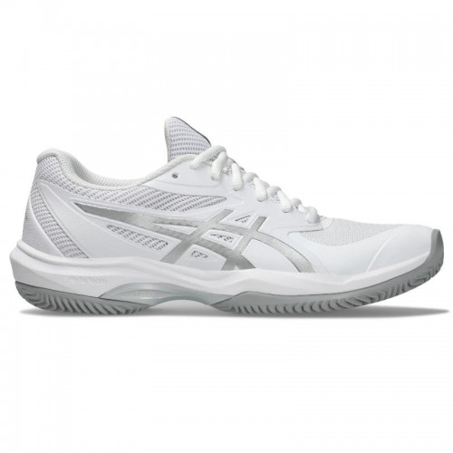 Sneakers Asics Game FF Clay Bianco Argento Donna Sneakers Asics Game FF Clay Bianco Argento Donna