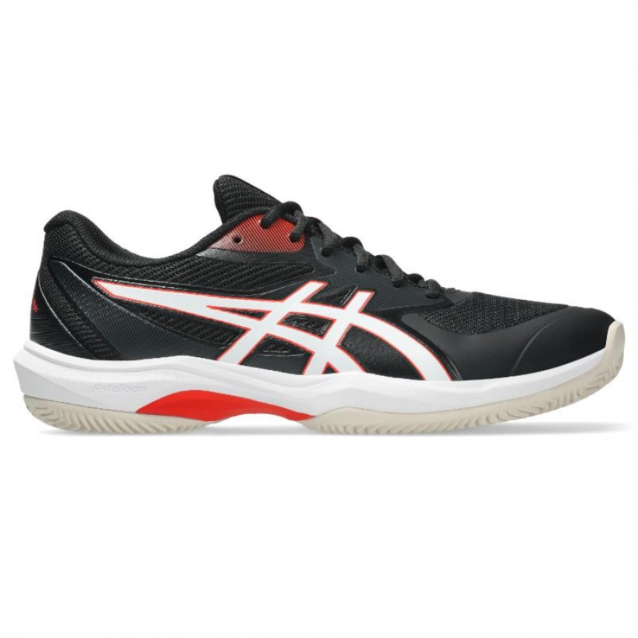 Asics Game FF Clay Black Red Sneakers