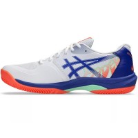 Zapatillas Asics Game FF Padel Blanco Coral  Oferta + Barato