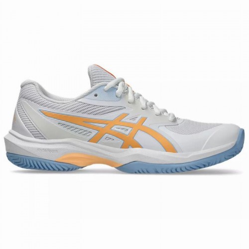 Sneakers Asics Game FF Padel Bianco Arancione Donna Sneakers Asics Game FF Padel Bianco Arancione Donna