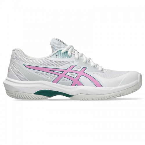 Zapatillas de Padel Asics Game FF Padel Blanco Rosa Chicle Mujer