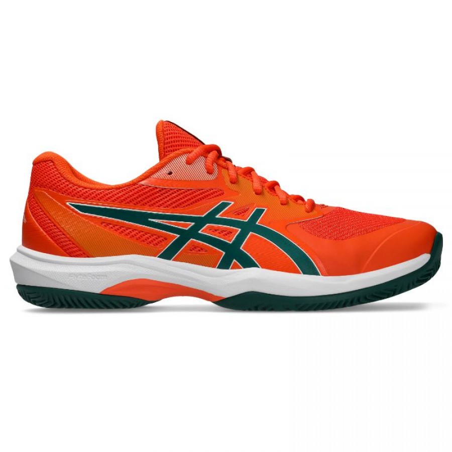 Asics Game FF Padel Orange Green Sneakers
