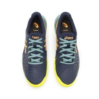 Asics Gel Challenger 14 Padel Midnight Blue Orange Sneakers  Offer + Cheap
