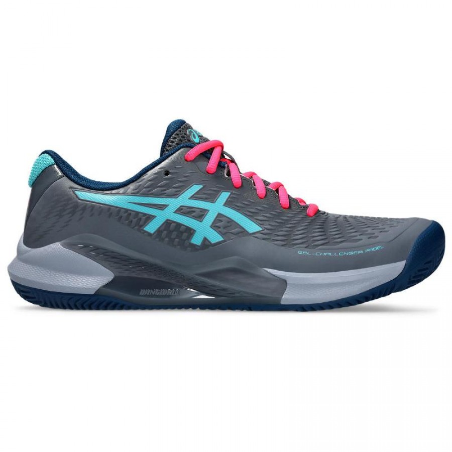 Asics Gel Challenger 14 Padel Gray Metropolis Aqua Sneakers  Offer + Cheap