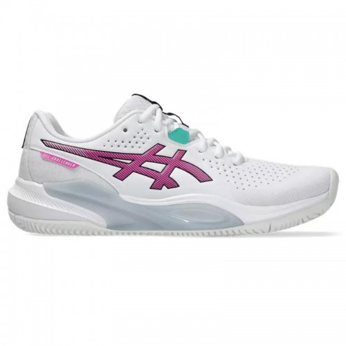 Tênis Sakura Asics Gel Challenger 15 Clay White Pink