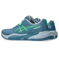 Zapatillas Asics Gel Challenger 15 Padel Azul Verde