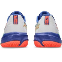 Baskets Asics Gel Challenger 15 Padel Blanc Corail  Offre - Pas cher