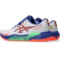 Baskets Asics Gel Challenger 15 Padel Blanc Corail  Offre - Pas cher