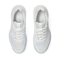Asics Gel Dedicate 8 White White Pale Blue Women''s Shoes