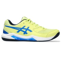 Chaussures Asics Gel Dedicate 8 Padel Jaune Bleu