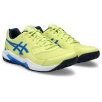 Chaussures Asics Gel Dedicate 8 Padel Jaune Bleu