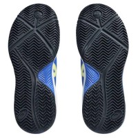 Zapatillas Asics Gel Dedicate 8 Padel Azul Amarillo Claro Junior