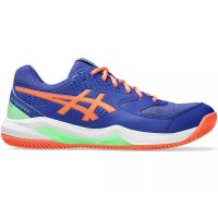 Zapatillas Asics Gel Dedicate 8 Padel Azul Cobalto Coral  Oferta + Barato