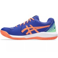 Zapatillas Asics Gel Dedicate 8 Padel Azul Cobalto Coral  Oferta + Barato