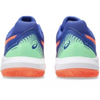Zapatillas Asics Gel Dedicate 8 Padel Azul Cobalto Coral  Oferta + Barato
