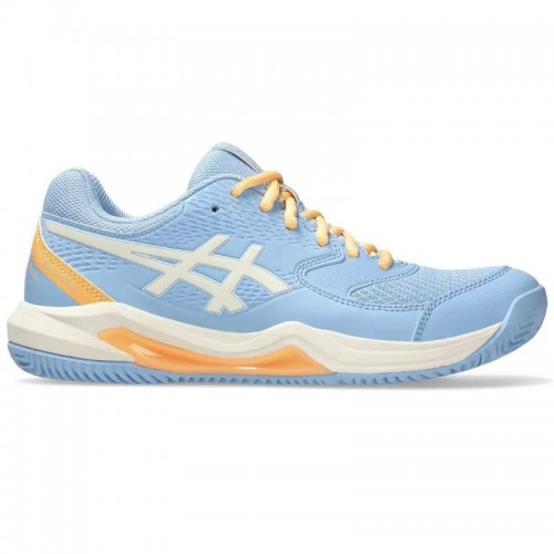Scarpe Asics Gel Dedicate 8 Padel Blue Stone Cream Donna Scarpe Asics Gel Dedicate 8 Padel Blue Stone Cream Donna