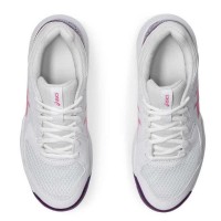 Zapatillas Asics Gel Dedicate 8 Padel Blanco Dragon Fruit Mujer  Oferta + Barato