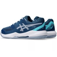 Baskets Junior Asics Gel Dedicate 8 Padel GS Bleu Mako Gris  Offre - Pas cher