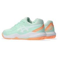 Zapatillas Asics Gel Dedicate 8 Padel GS Menta Blanco Junior