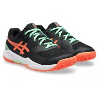 Asics Gel Dedicate 8 Padel GS Black Coral Junior Sneakers  Offer + Cheap
