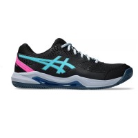 Asics Gel Dedicate 8 Padel Black Aqua Sneakers  Offer + Cheap