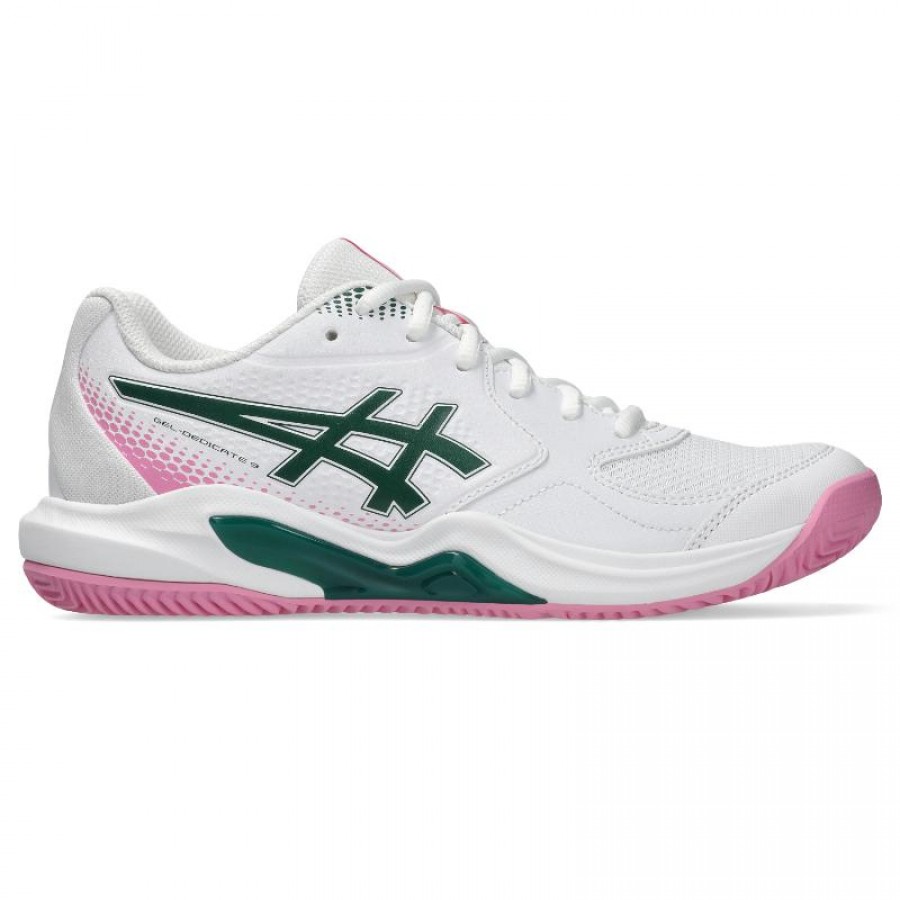 Tênis femininos Asics Gel Dedicate 9 Padel White Green