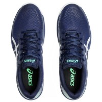 Baskets Asics Gel Game 9 TERRE BATTUE Bleu Blanc  Offre - Pas cher