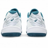 Sneakers Asics Gel Game 9 Clay Blanc Vert Bleu