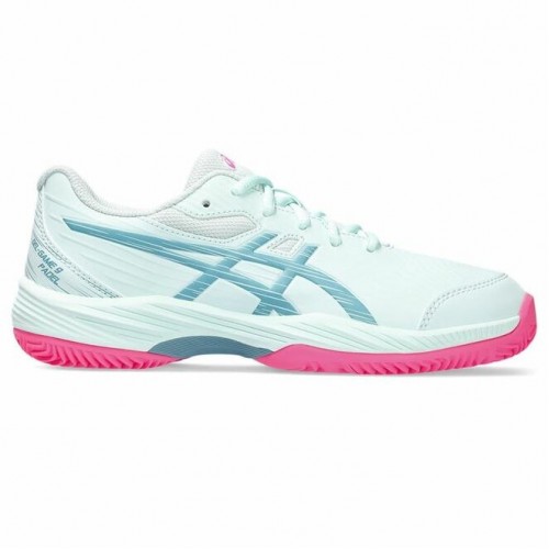 Sneakers Asics Gel Gioco Padel 9 Menta Grigio Blu Junior Sneakers Asics Gel Gioco Padel 9 Menta Grigio Blu Junior
