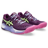 Asics Gel Resolution 9 Padel Sapatos Femininos Intense Lime  Oferta + Barato