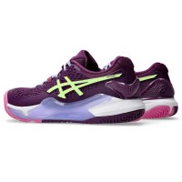 Asics Gel Resolution 9 Padel Sapatos Femininos Intense Lime  Oferta + Barato