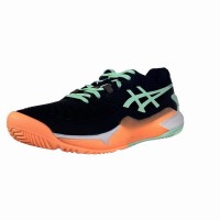 Asics Gel Resolution 9 Padel Black Mint Women''s Shoes