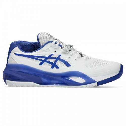 Asics Gel Resolution X Blanc bleu cobalt