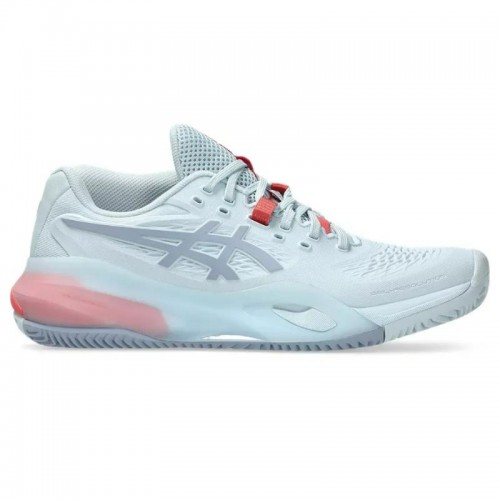 Tênis femininos Asics Gel Resolution X Clay Sky Blue Gray
