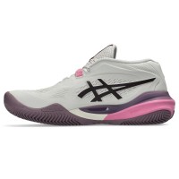Zapatillas Asics Gel Resolution X Clay Beige Granate Oscuro Mujer