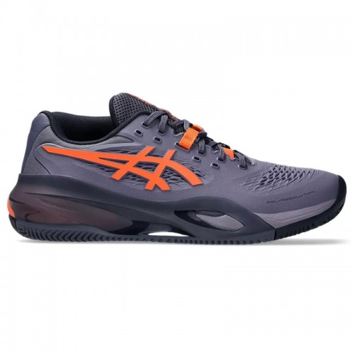 Sneakers Asics Gel Resolution X Clay Grigio Viola Arancione Sneakers Asics Gel Resolution X Clay Grigio Viola Arancione