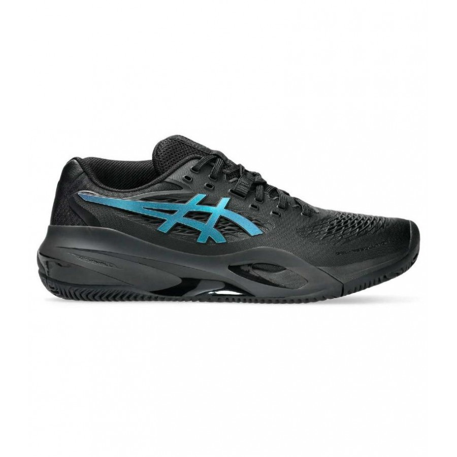 Tênis Asics Gel Resolution X Clay Preto Azul  Oferta + Barato