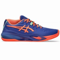 Asics Gel Resolution X Padel Cobalt Blue Coral Sneakers  Offer + Cheap