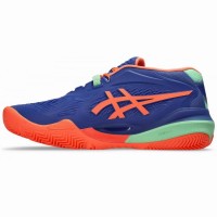 Asics Gel Resolution X Padel Cobalt Blue Coral Sneakers  Offer + Cheap