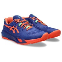 Asics Gel Resolution X Padel Cobalt Blue Coral Sneakers  Offer + Cheap
