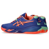 Asics Gel Resolution X Padel Cobalt Blue Coral Sneakers  Offer + Cheap