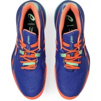 Asics Gel Resolution X Padel Cobalt Blue Coral Sneakers  Offer + Cheap