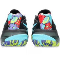 Asics Gel Resolution X Padel Black Blue Aqua Sneakers  Offer + Cheap