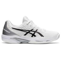 Baskets Asics Solution Speed FF 2 Blanc Noir Femmes