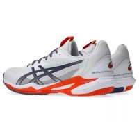 Zapatillas Asics Solution Speed FF 3 Clay Blanco Gris Naranja  Oferta + Barato