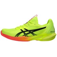 Asics Solution Speed FF 3 Clay Paris Yellow Black Sneakers  Offer + Cheap
