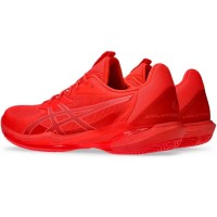 Zapatillas Asics Solution Speed FF 3 Clay Rojo Coral  Oferta + Barato