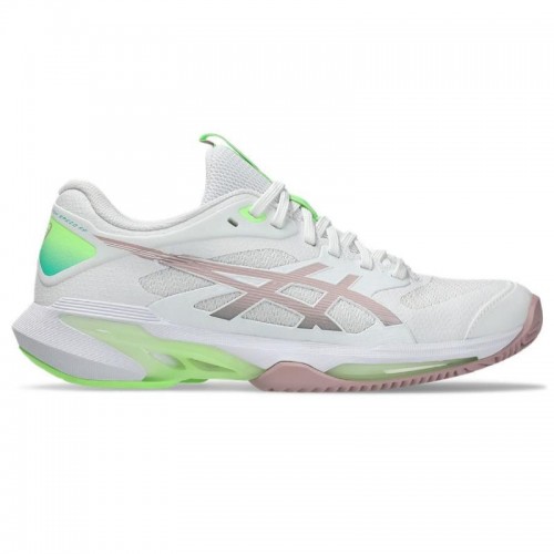 Tênis femininos Asics Solution Speed FF 4 Clay White Morganite Pink