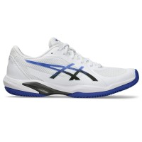 Zapatillas Asics Solution Swift FF 2 Clay Blanco Azul Cobalto  Oferta + Barato